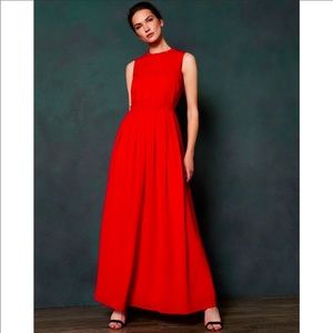 TED BAKER Rigami Folded Maxi Dress